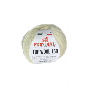 Filato pura lana merinos spessore medio-fine. Art: Top Wool 150 di Filati Mondial