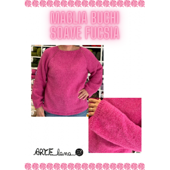 Pattern maglia buchi Soave fucsia