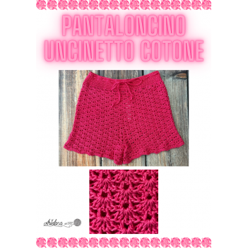 Pattern pantaloncino uncinetto cotone