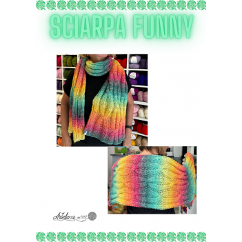 Pattern sciarpa funny