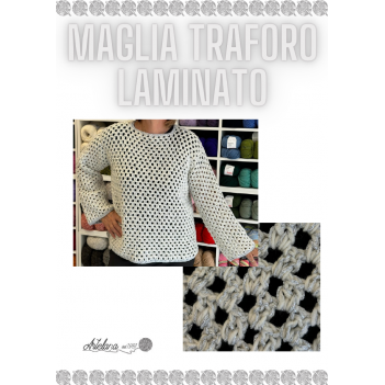 Pattern maglia traforo laminata