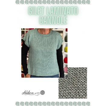 Pattern gilet laminato cannolè