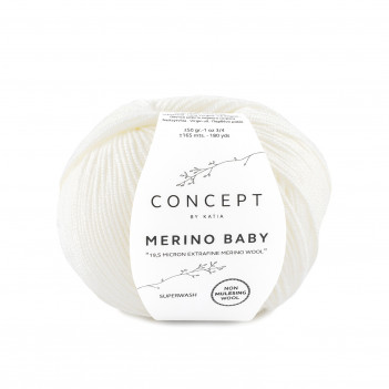 Filato pura lana merinos spessore fino. Art. Merino Baby Katia Filati
