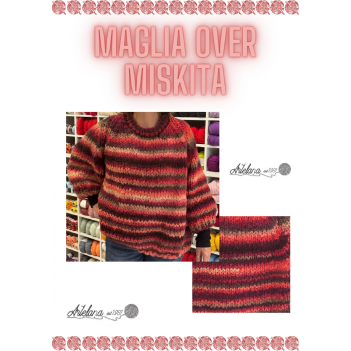 Pattern maglia over miskita