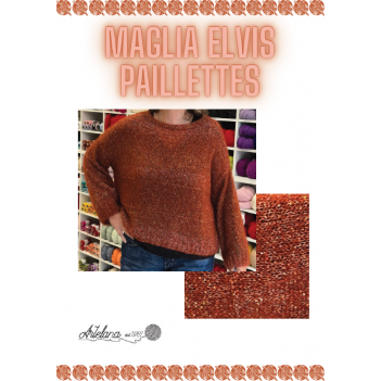 Pattern maglia elvis paillettes mohair