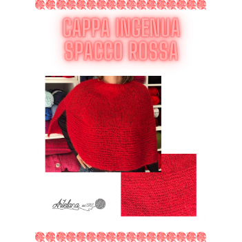 Pattern cappa Ingenua spacco rossa
