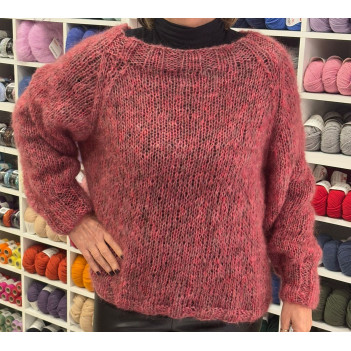 Maglia raglan Mohair color mod.over