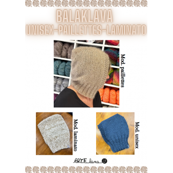 Pattern balaklava paillettes-unisex-laminato