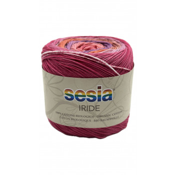 Filato cotone biologico estivo melange spessore fine ferri e uncinetto. Art. Iride Sesia