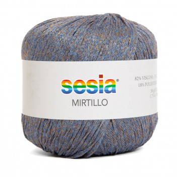 Filato viscosa poliestere effetto metallizzato spessore medio Art. Mirtillo Sesia Filati