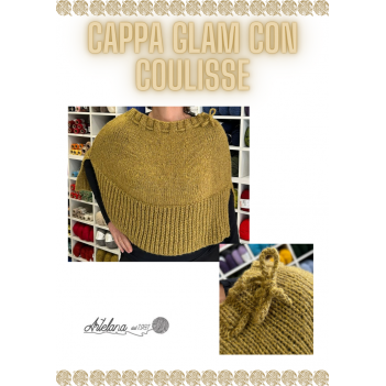 Pattern cappa glam con coulisse
