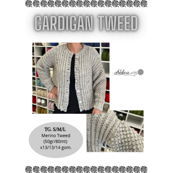 Pattern cardigan Tweed
