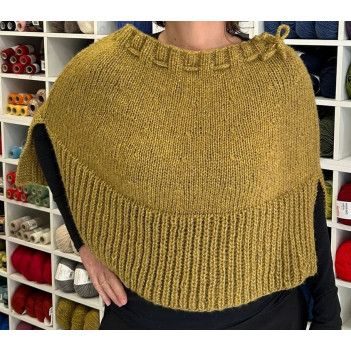 Cappa glam con coulisse lavorata a mano
