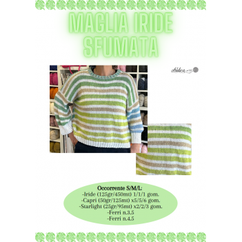 Pattern maglia Iride sfumata