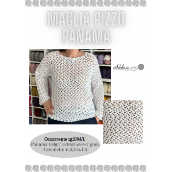 Pattern maglia pizzo Panama