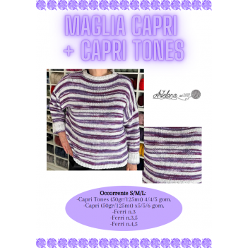 Pattern maglia Capri + Capri Tones