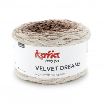 Filato per ferri e uncinetto ciniglia degradè spessore grosso. Art. Velvet Dreams di...